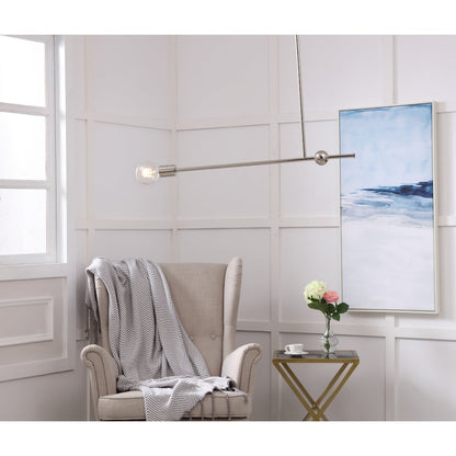 Brees 1 Light Chrome  Pendant