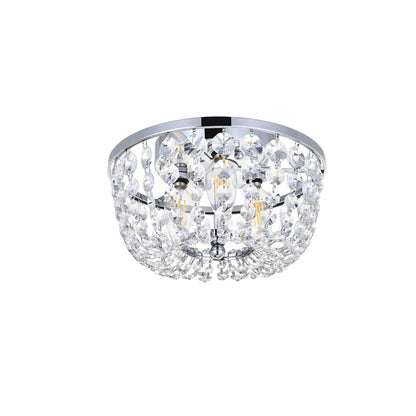 Cora 10 inch flush mount in chrome