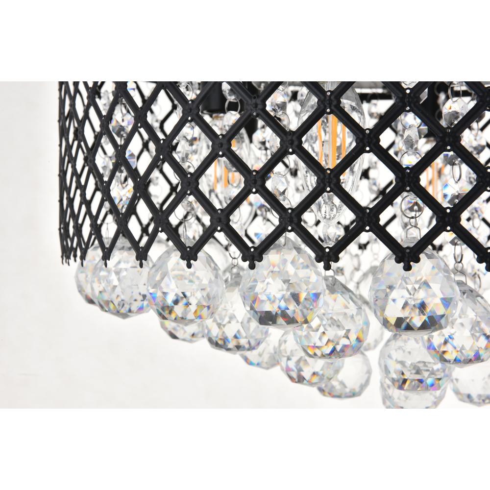 Tully 6 light Matte Black Flush Mount