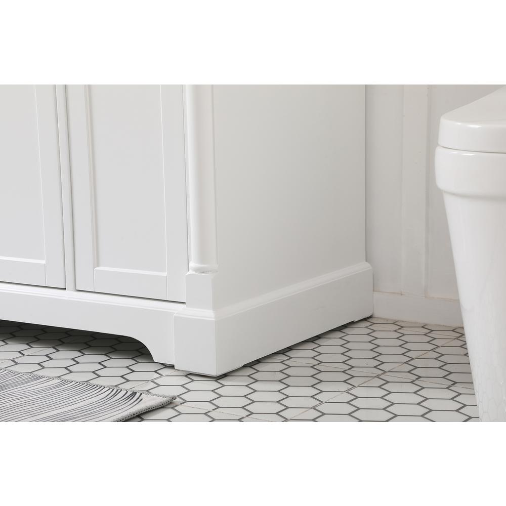48 inch Single bathroom vanity in  White