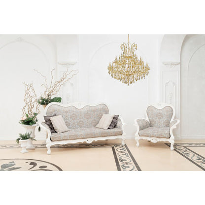Maria Theresa 41 light Gold Chandelier Golden Teak (Smoky) Royal Cut Crystal