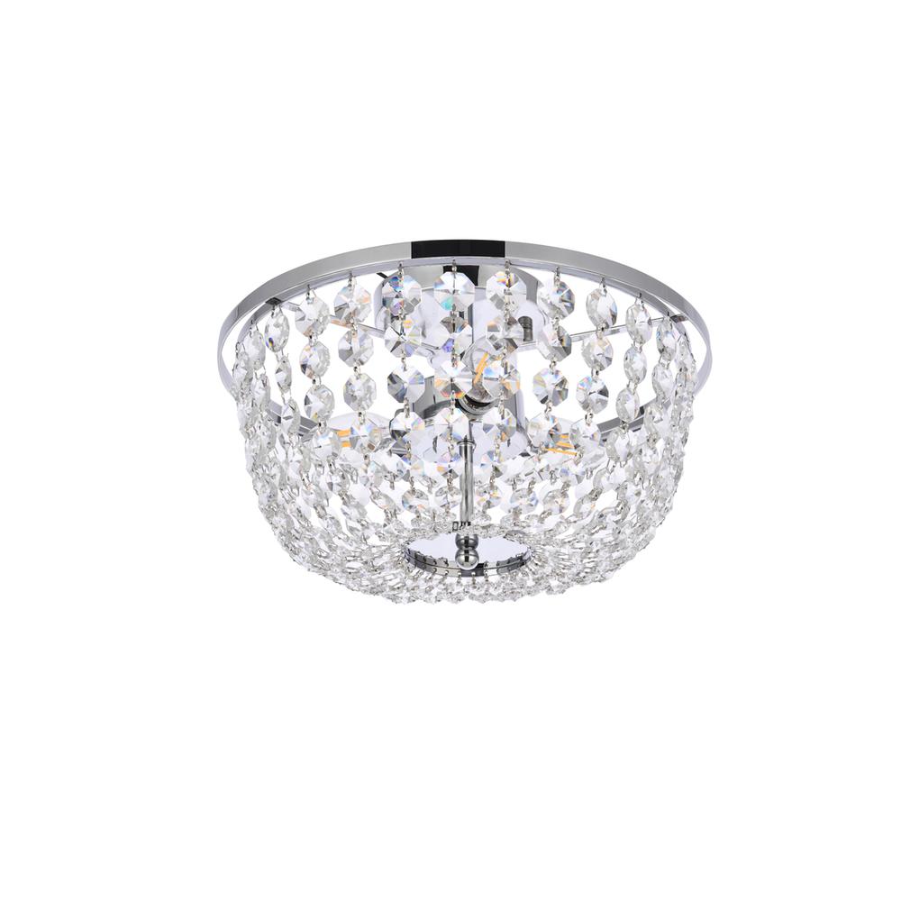 Cora 13 inch flush mount in chrome