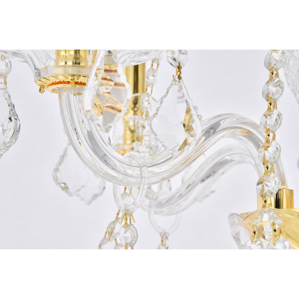 Verona 15 light Gold Chandelier Clear Royal Cut Crystal