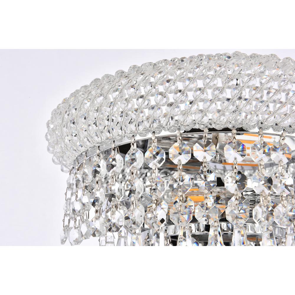 Primo 2 light Chrome Wall Sconce Clear Royal Cut Crystal