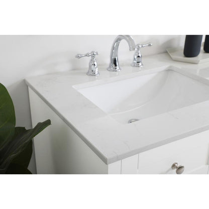 60 inch Double Bathroom Vanity in White