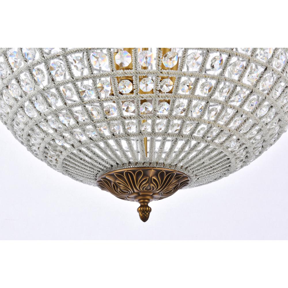 Olivia 5 light French Gold Chandelier Clear Royal Cut Crystal