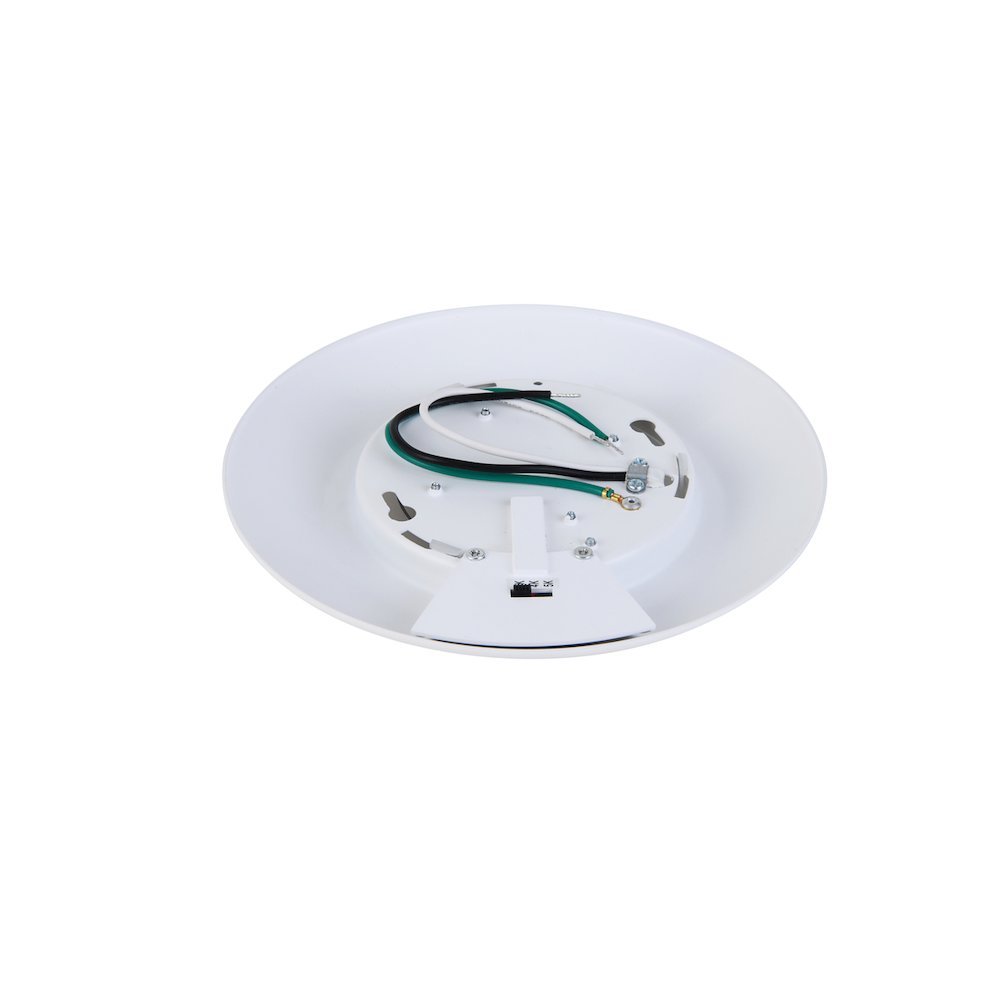 5 Inch 3000K-5000K Selectable 10W 600 Lumens Disk Light In White Pack Of 4
