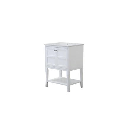2 Doors Cabinet 24 In. X 18 In. X 34 In. In White