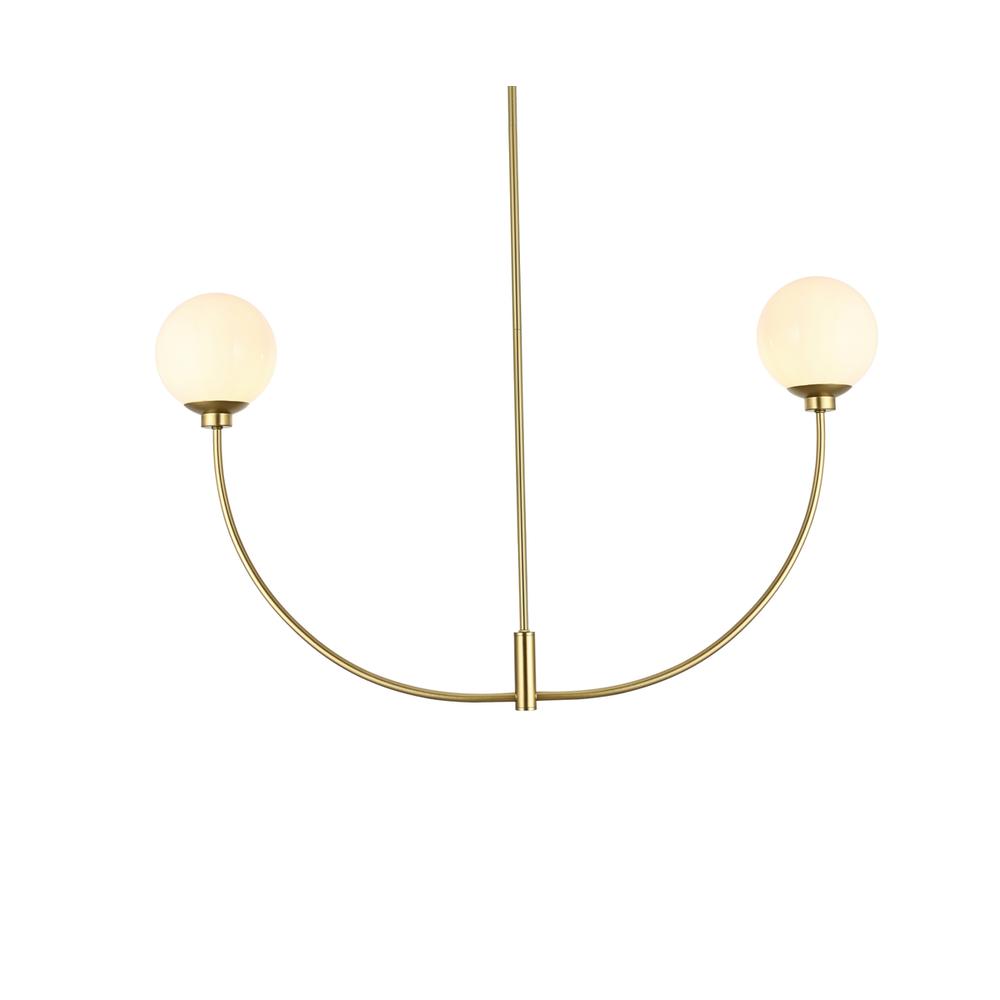Nyomi 42 inch chandelier in Brass