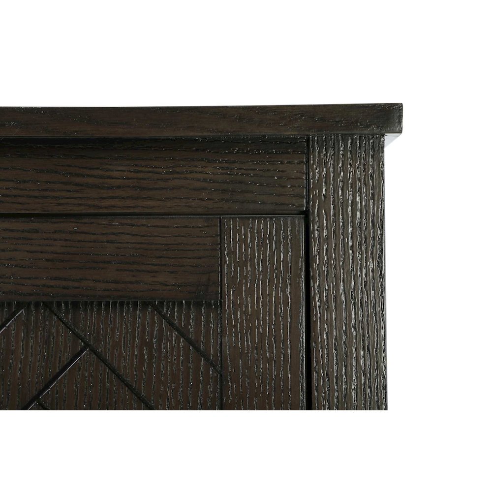 16 inch Bath Storage Cabinet in Chocolate Oak