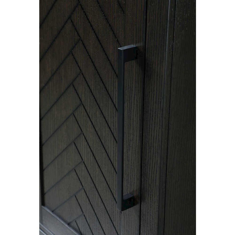 16 inch Bath Storage Cabinet in Chocolate Oak