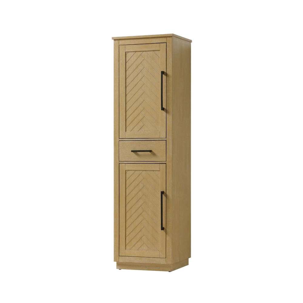 20 inch Bath Storage Cabinet in Linen oak