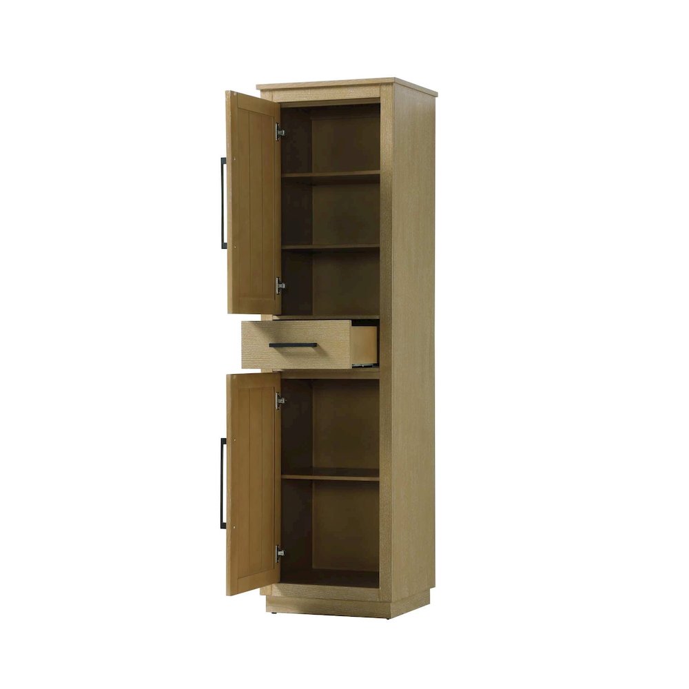 20 inch Bath Storage Cabinet in Linen oak