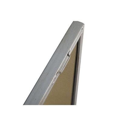 Metal frame Rectangle Mirror 30 inch Silver