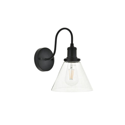 Histoire 1 light black Wall Sconce