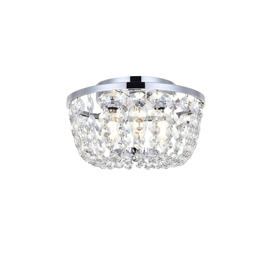 Cora 10 inch flush mount in chrome