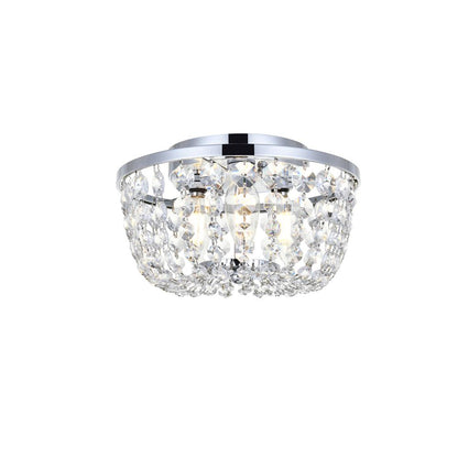 Cora 10 inch flush mount in chrome