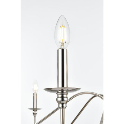 Rohan 60 inch chandelier in Polished Nickel