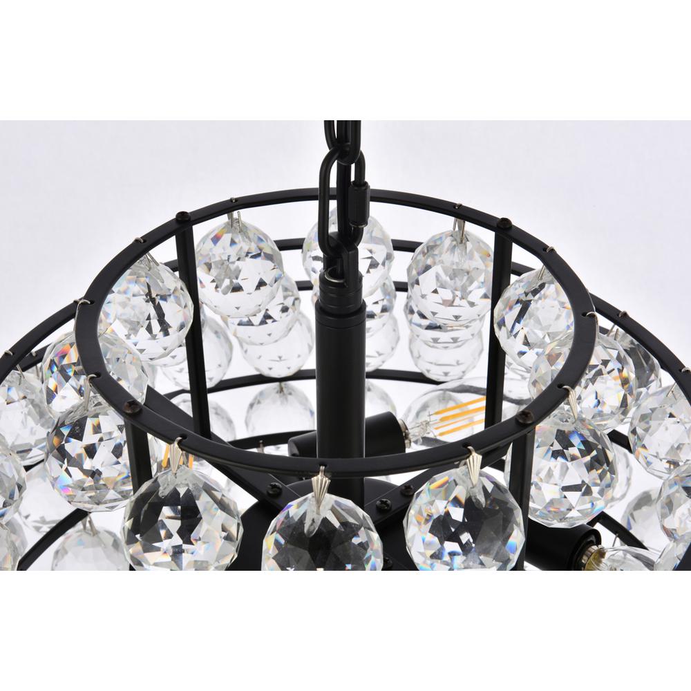 Savannah 18 inch pendant in black