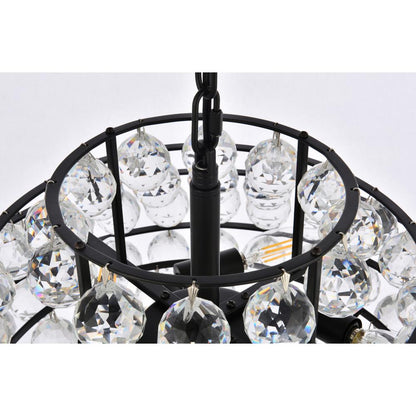 Savannah 18 inch pendant in black