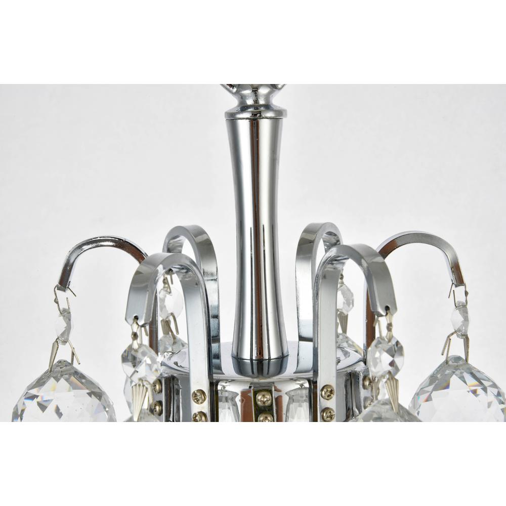 Toureg 3 light Chrome Pendant Clear Royal Cut Crystal
