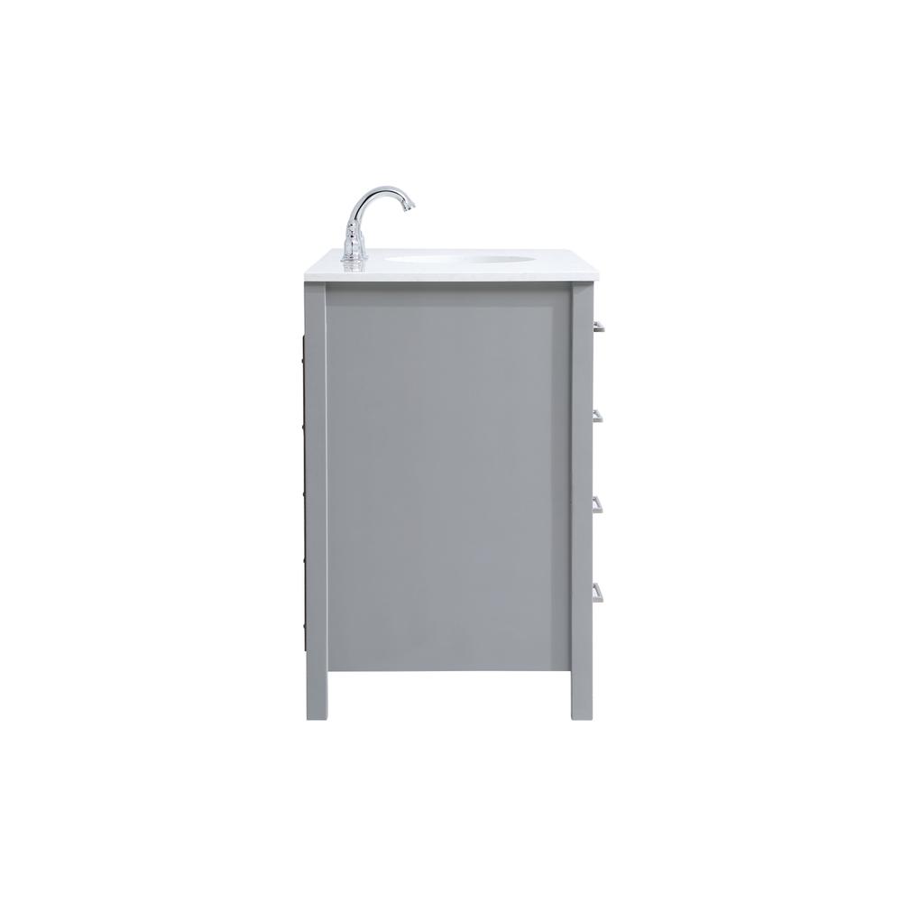 48 inch Single Bathroom Vanity in Gray
