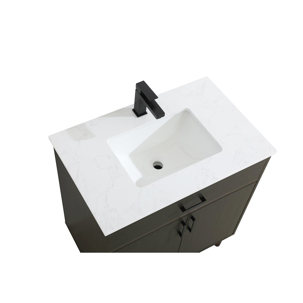 Chandler 30 Inch Single Bathroom Vanity In Mocha Brown
