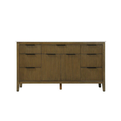 60 inch Single Bathroom Vanity in Hazel Oak