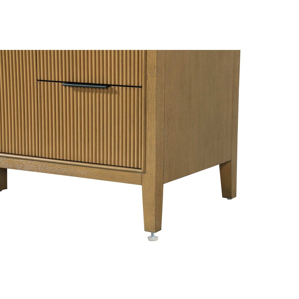 60 inch Single Bathroom Vanity in Honey Teak