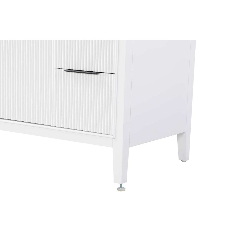 84 inch Double Bathroom Vanity in White