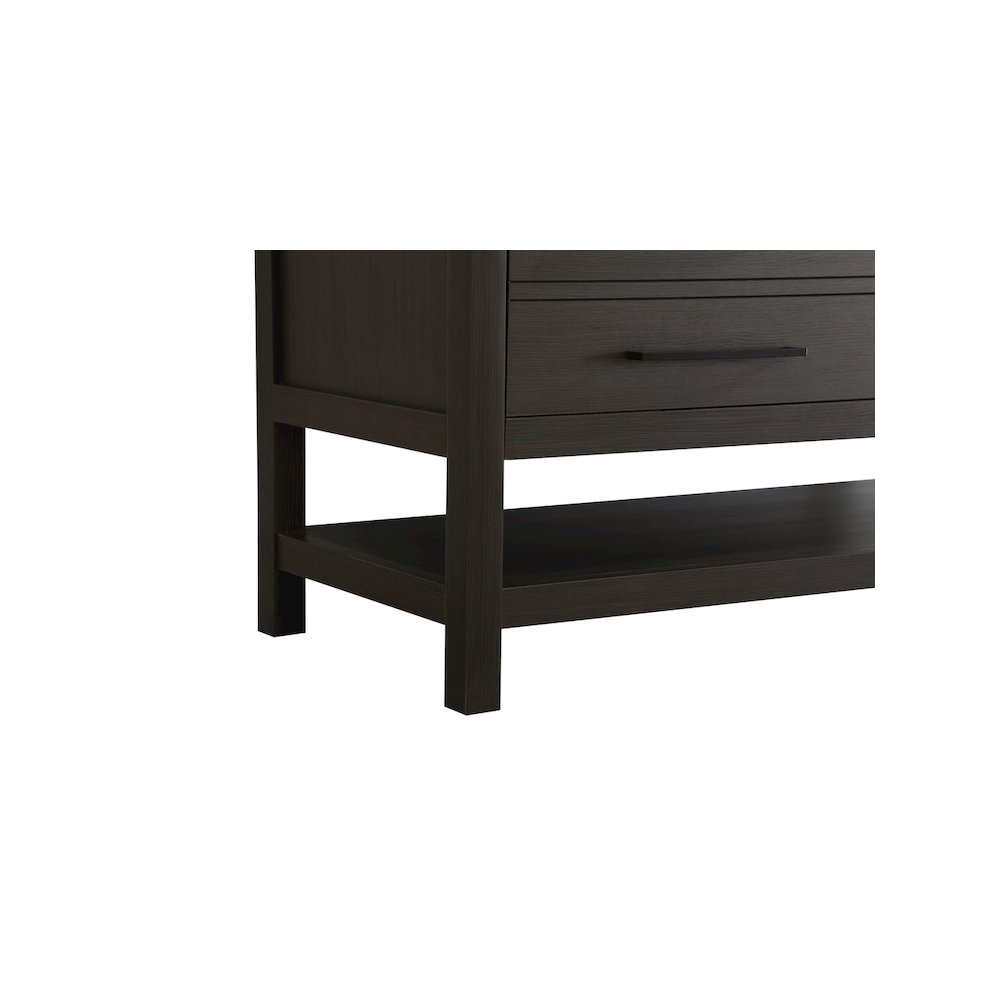 48 inch Single Bathroom Vanity in Mocha Brown with backsplash