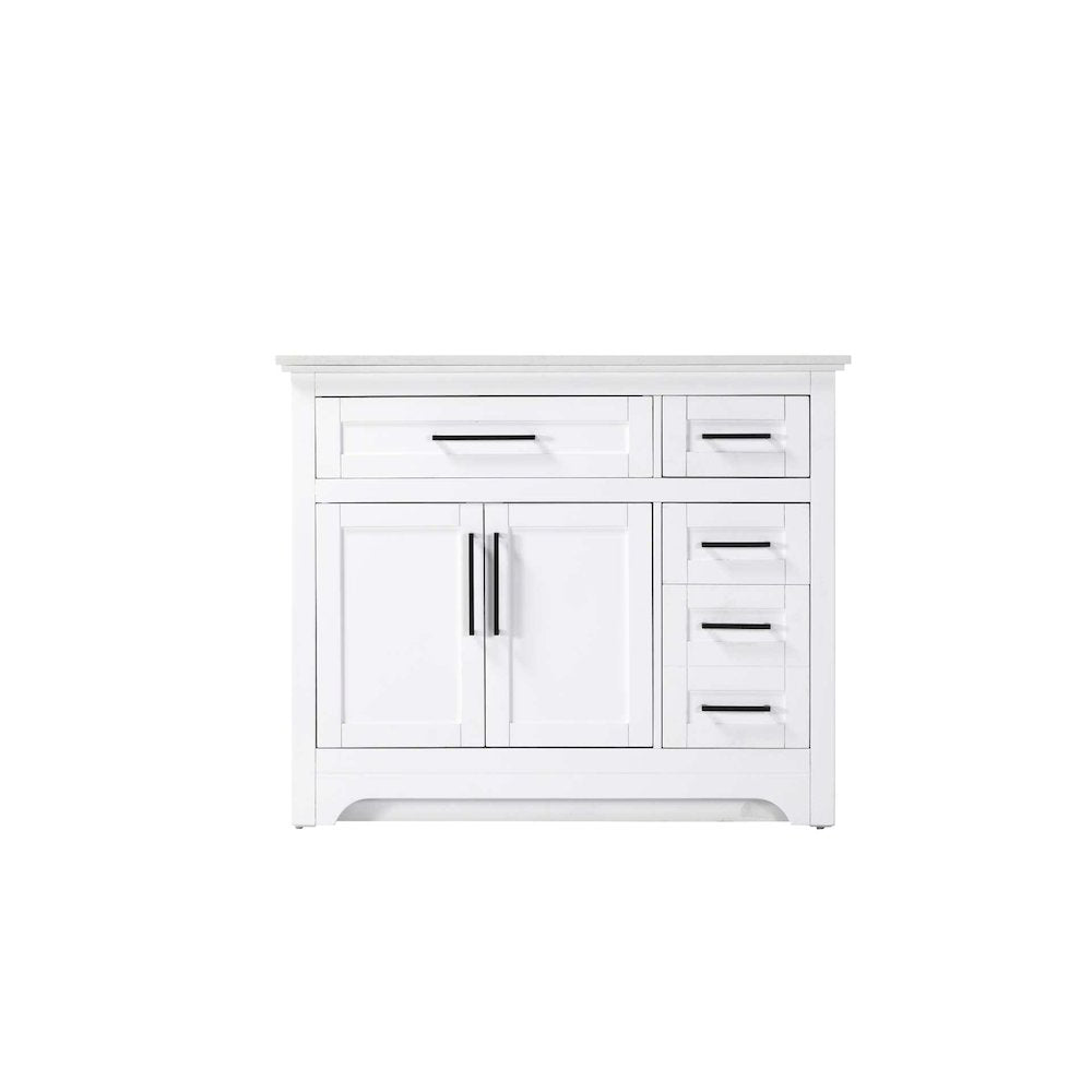 42 inch Single Bathroom Vanity in White