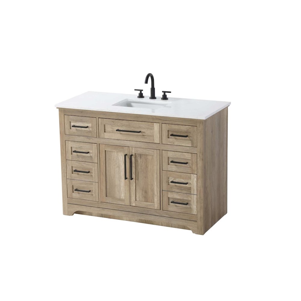 48 inch Single Bathroom Vanity in Natural oak