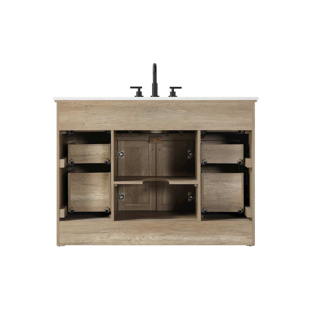 48 inch Single Bathroom Vanity in Natural oak