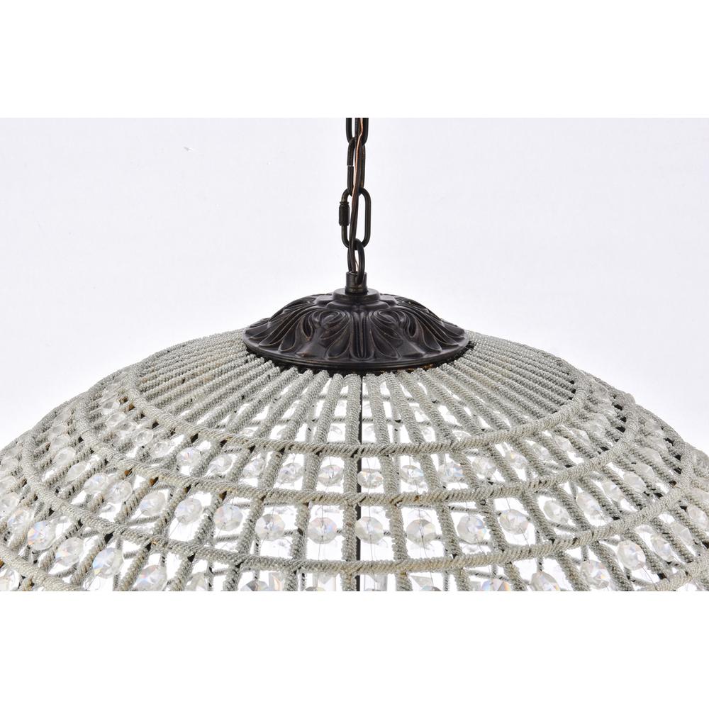 Olivia 8 light Dark Bronze Chandelier Clear Royal Cut Crystal