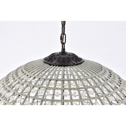 Olivia 8 light Dark Bronze Chandelier Clear Royal Cut Crystal