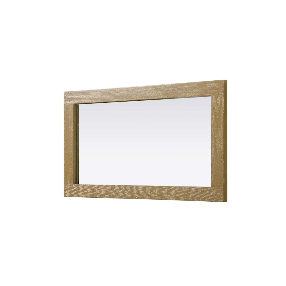 Noah Wooden Rectangle Mirror 18 x 32 in Linen Oak