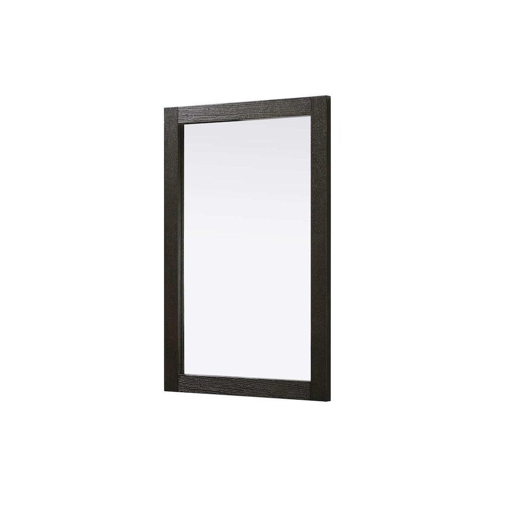 Noah Wooden Rectangle Mirror 24 x 36 in Chocolate Oak