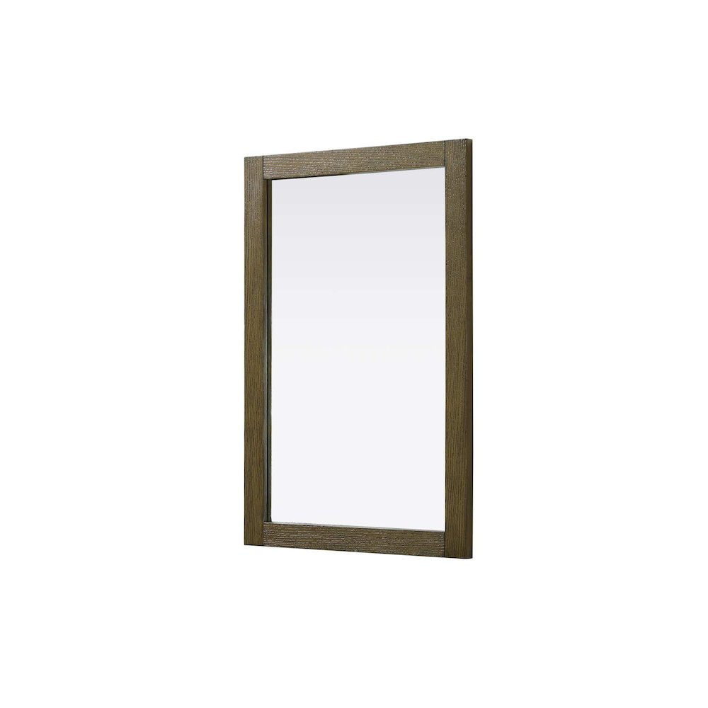 Noah Wooden Rectangle Mirror 24 x 36 in Hazel Oak