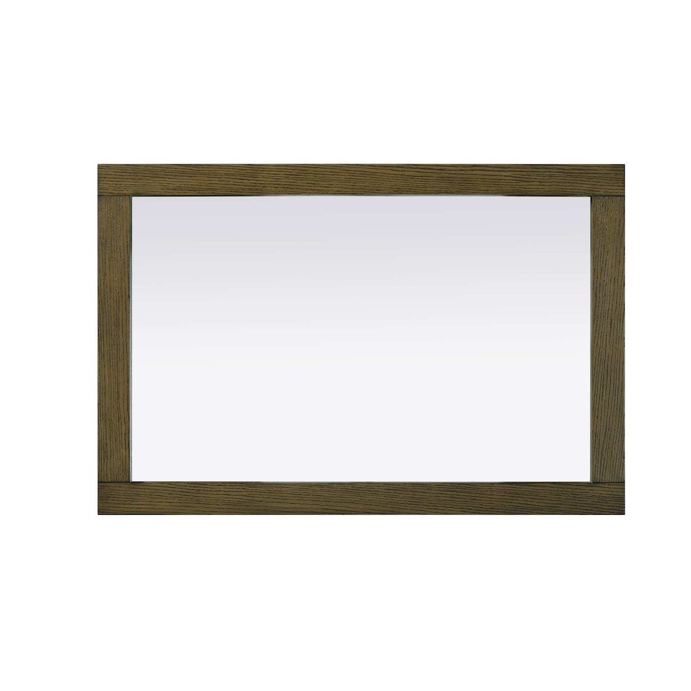 Noah Wooden Rectangle Mirror 24 x 36 in Hazel Oak