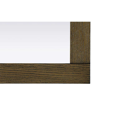 Noah Wooden Rectangle Mirror 24 x 36 in Hazel Oak