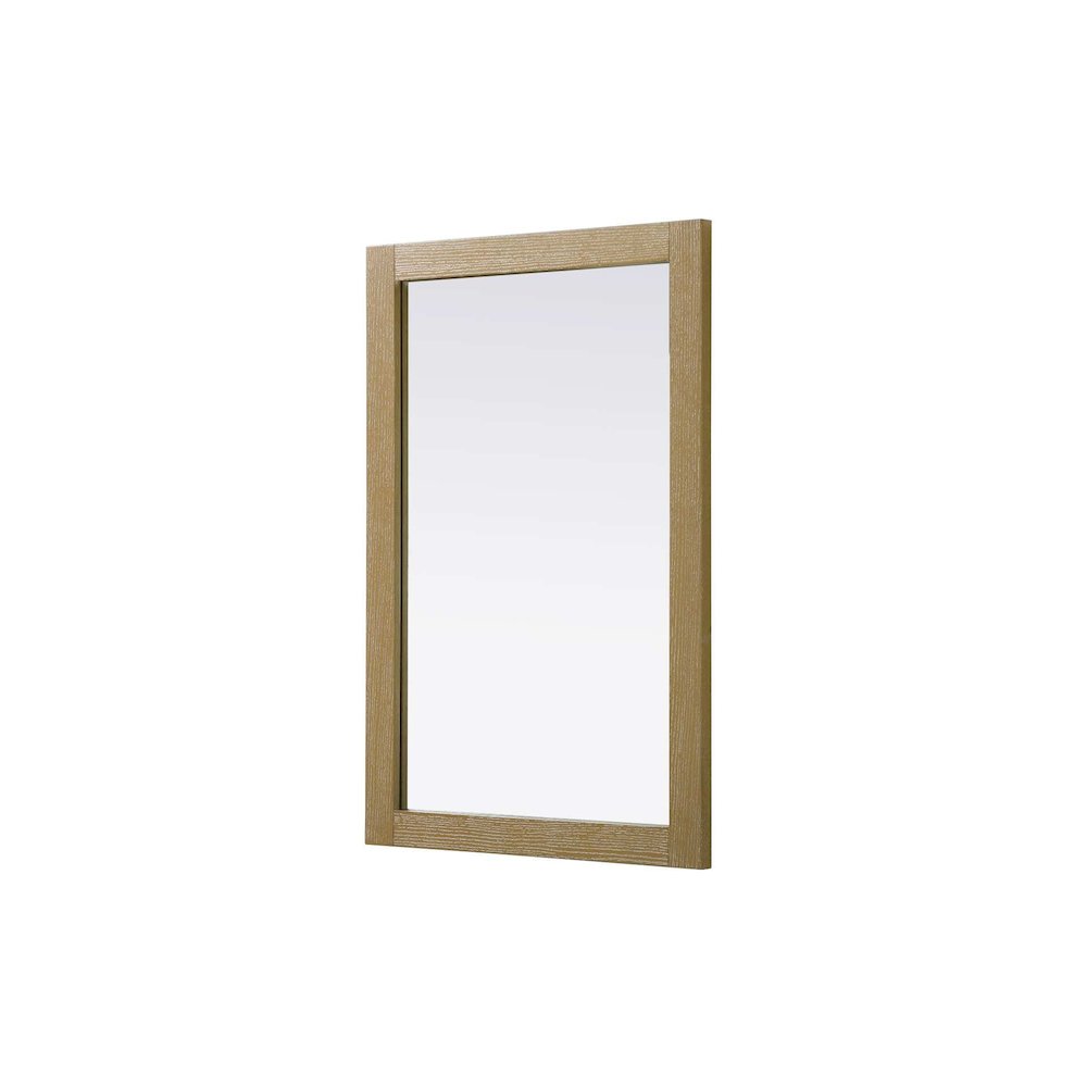 Noah Wooden Rectangle Mirror 24 x 36 in Linen Oak