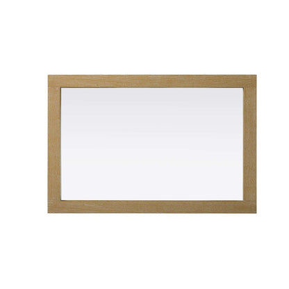 Noah Wooden Rectangle Mirror 24 x 36 in Linen Oak