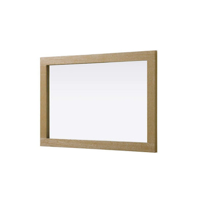 Noah Wooden Rectangle Mirror 24 x 36 in Linen Oak