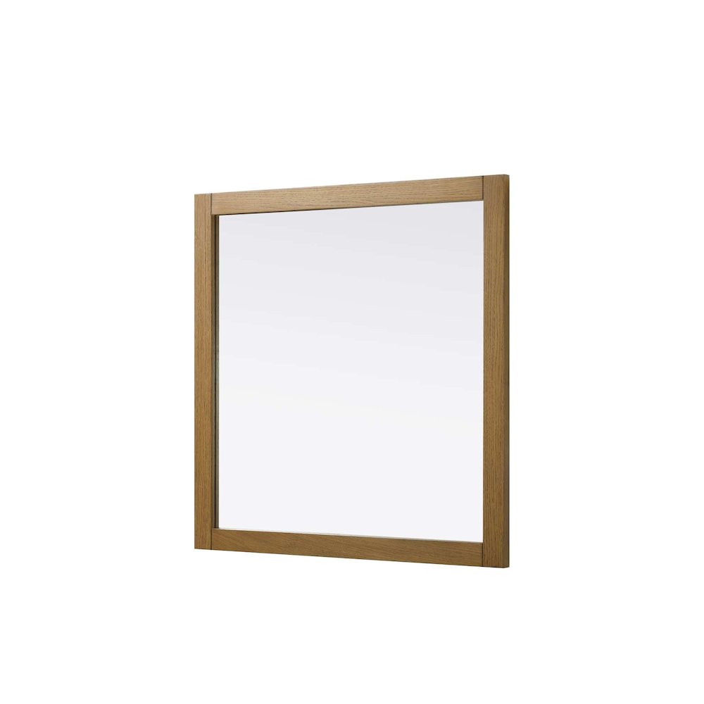 Noah Wooden Square Mirror 36 x 36 in Honey Teak