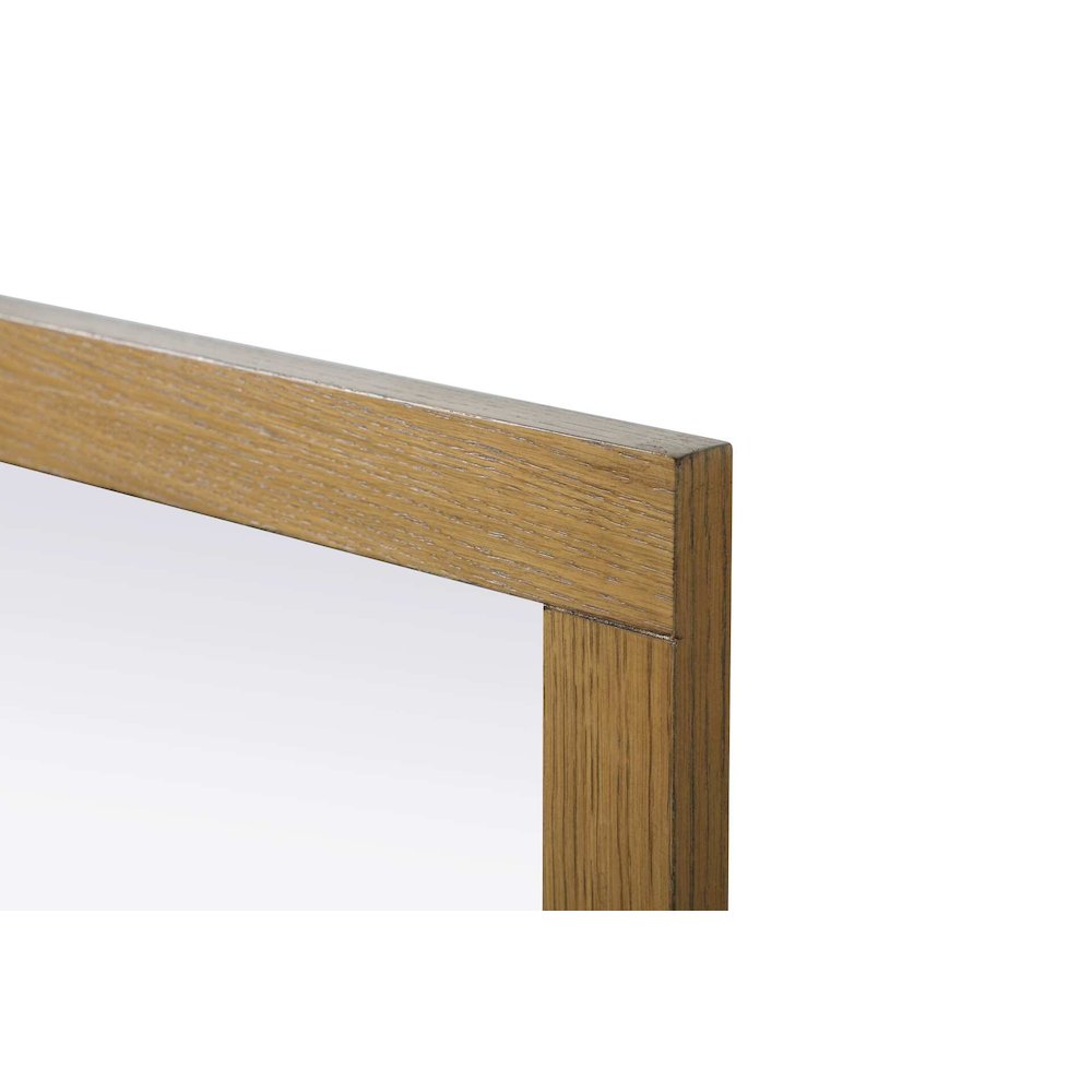 Noah Wooden Square Mirror 36 x 36 in Honey Teak