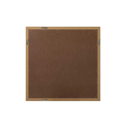 Noah Wooden Square Mirror 36 x 36 in Honey Teak