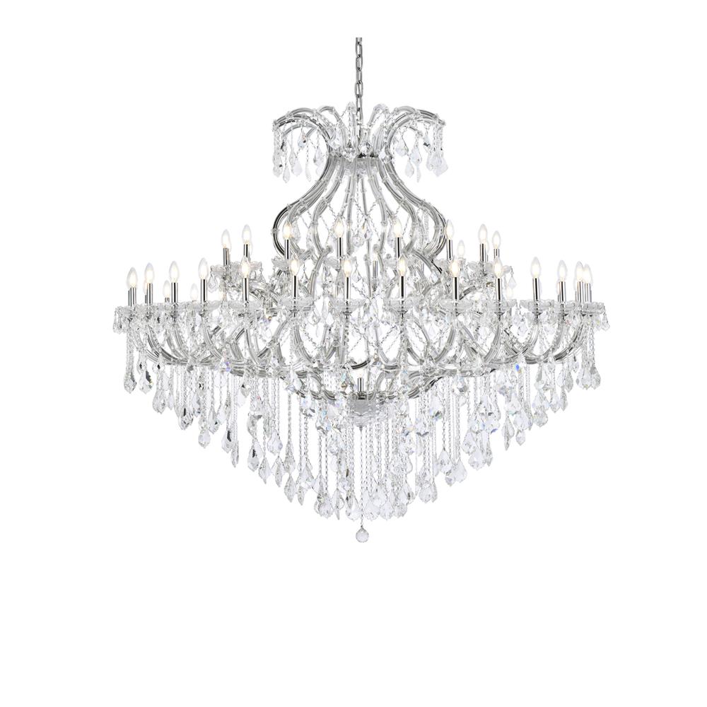 Maria Theresa 49 light Chrome Chandelier Clear Royal Cut Crystal