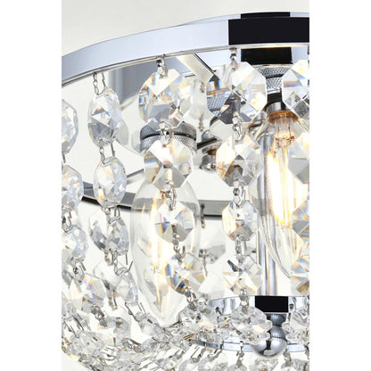 Cora 10 inch flush mount in chrome