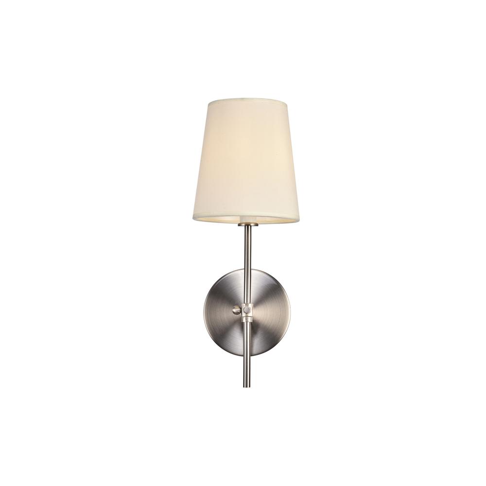 Mel Collection Wall Sconce D5.5 H15 Lt:1 Burnished Nickel Finish